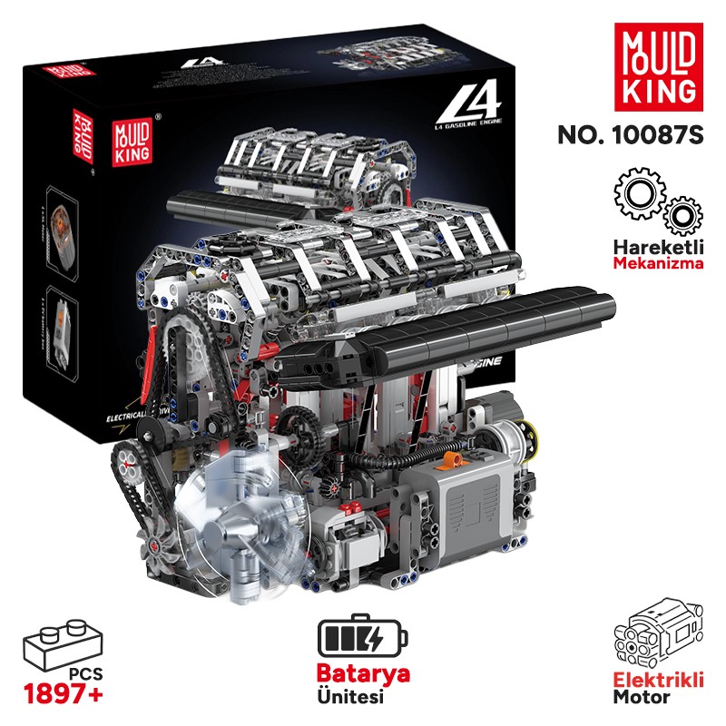 Mould King 10087S Yaratıcı Yapı Blok Seti Building Blocks