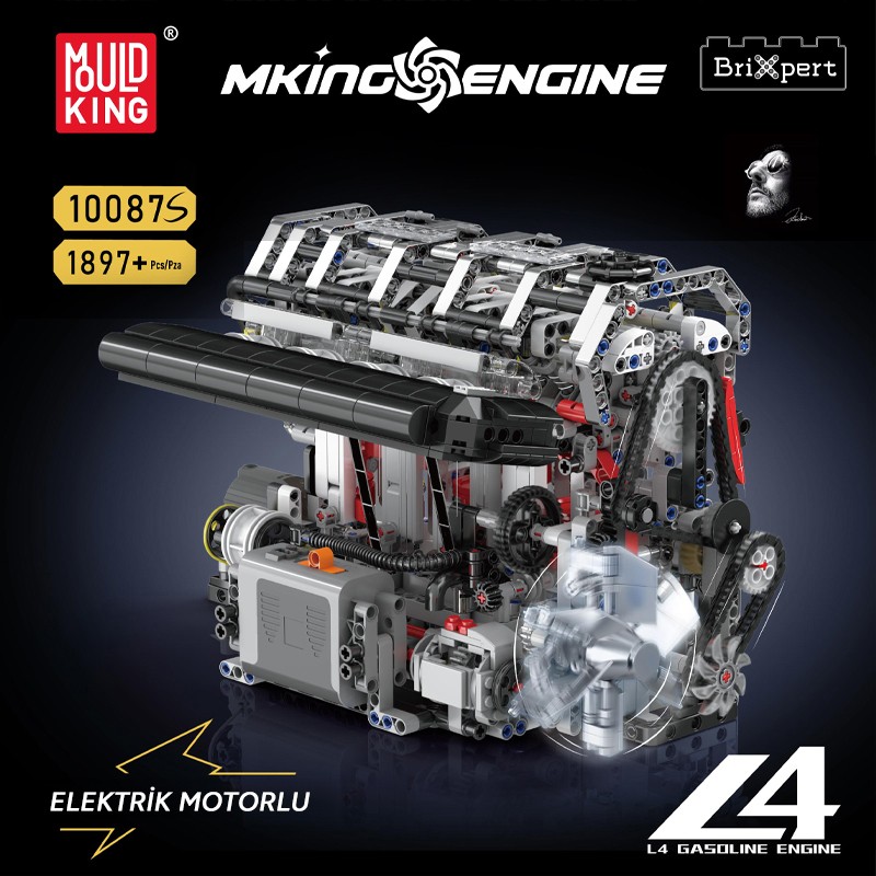 Mould King 10087S Yaratıcı Yapı Blok Seti Building Blocks