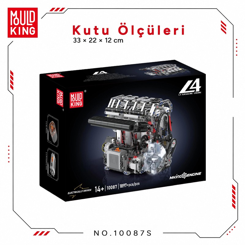 Mould King 10087S Yaratıcı Yapı Blok Seti Building Blocks