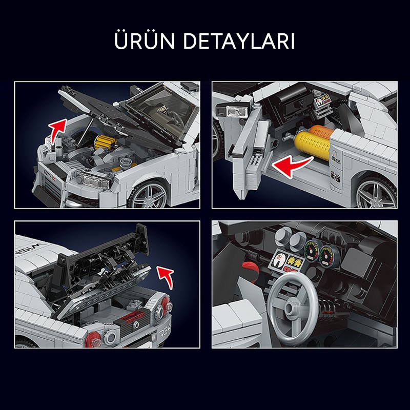 Mould King 10113 Yaratıcı Yapı Blok Seti Building Blocks