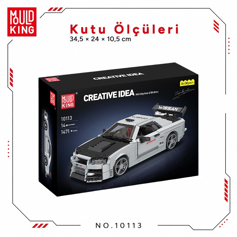Mould King 10113 Yaratıcı Yapı Blok Seti Building Blocks