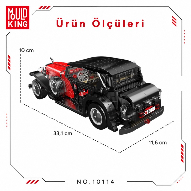 Mould King 10114 Yaratıcı Yapı Blok Seti Building Blocks