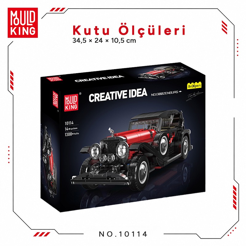 Mould King 10114 Yaratıcı Yapı Blok Seti Building Blocks