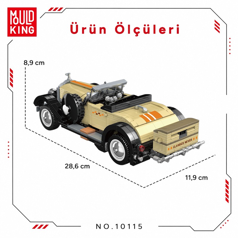 Mould King 10115 Yaratıcı Yapı Blok Seti Building Blocks