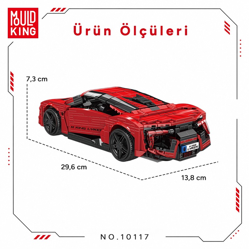 Mould King 10117 Yaratıcı Yapı Blok Seti Building Blocks