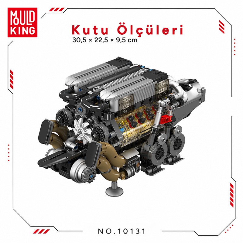 Mould King 10131 Yaratıcı Yapı Blok Seti Building Blocks