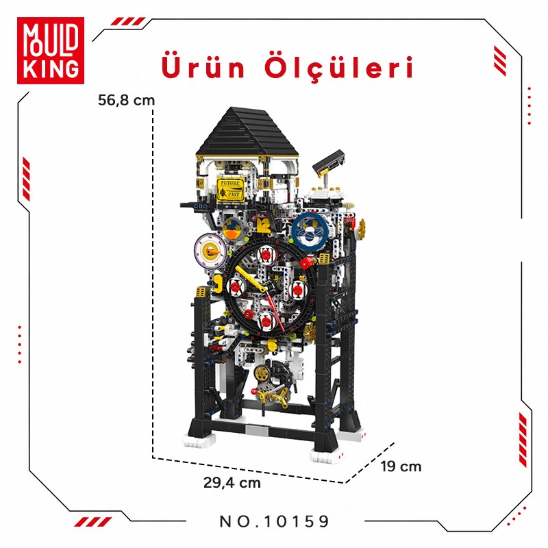 Mould King 10159 Yaratıcı Yapı Blok Seti Building Blocks
