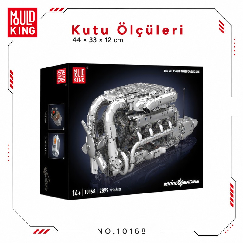 Mould King 10168 Yaratıcı Yapı Blok Seti Building Blocks