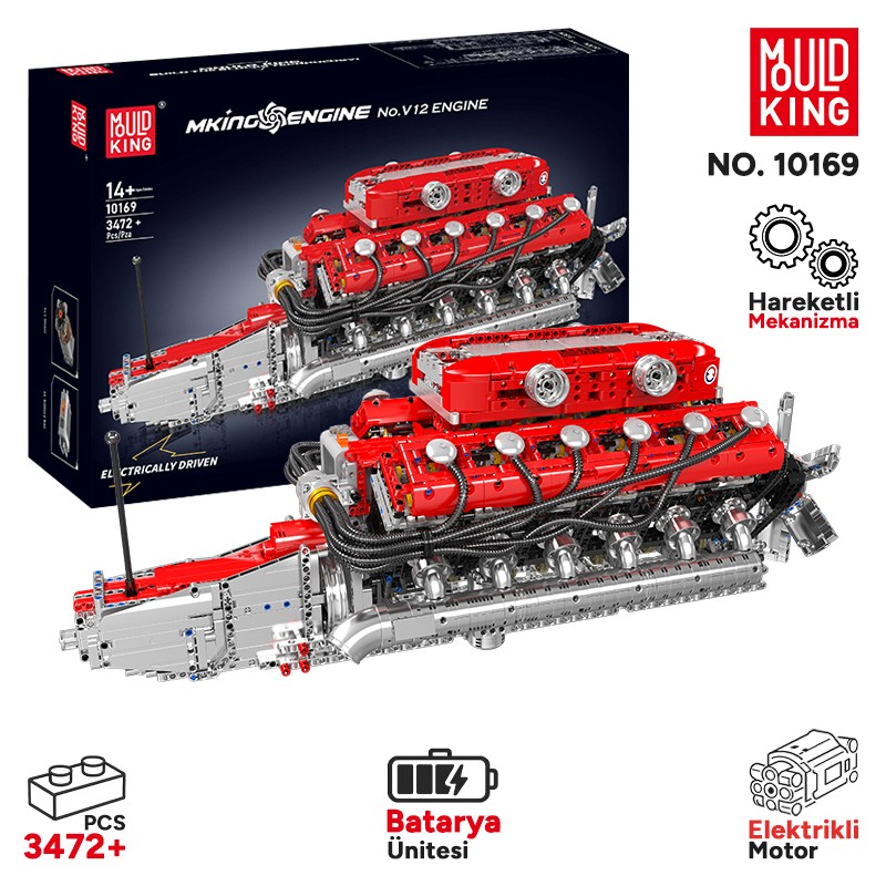 Mould King 10169 Yaratıcı Yapı Blok Seti Building Blocks