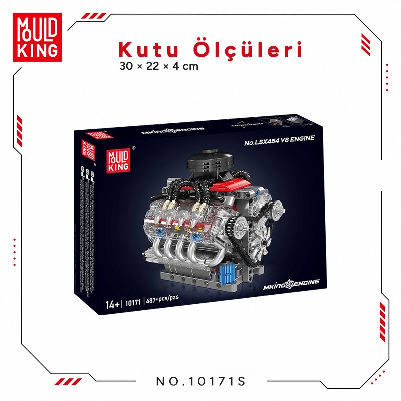 Mould King 10171S Yaratıcı Yapı Blok Seti Building Blocks