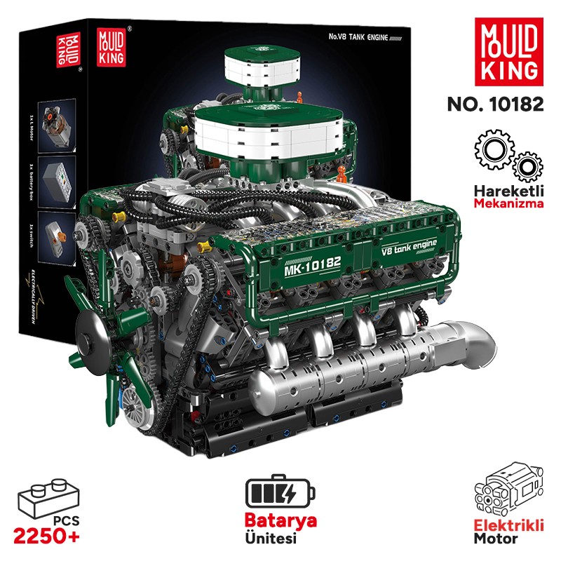 Mould King 10182 Yaratıcı Yapı Blok Seti Building Blocks