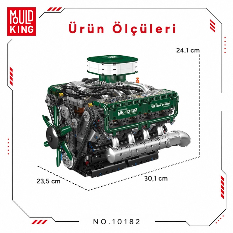 Mould King 10182 Yaratıcı Yapı Blok Seti Building Blocks