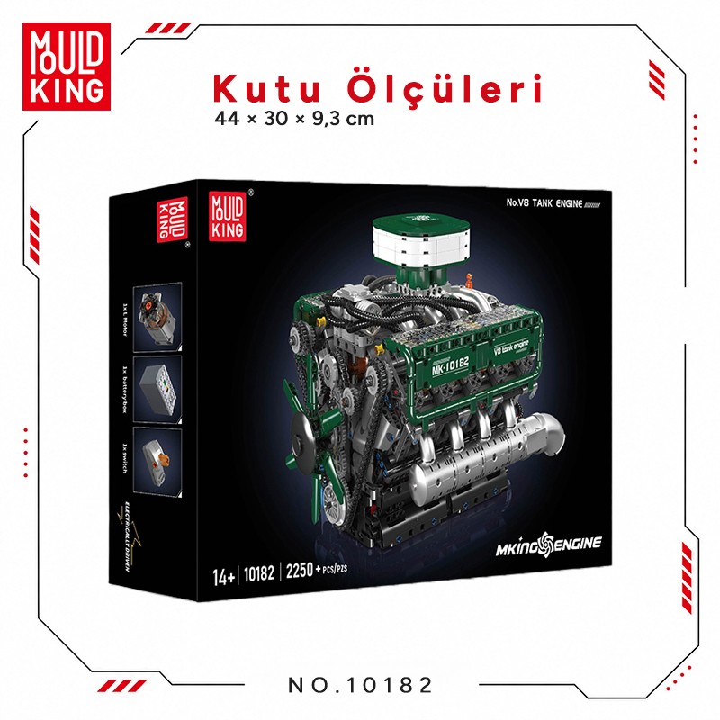 Mould King 10182 Yaratıcı Yapı Blok Seti Building Blocks