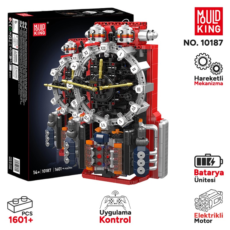 Mould King 10187 Yaratıcı Yapı Blok Seti Building Blocks