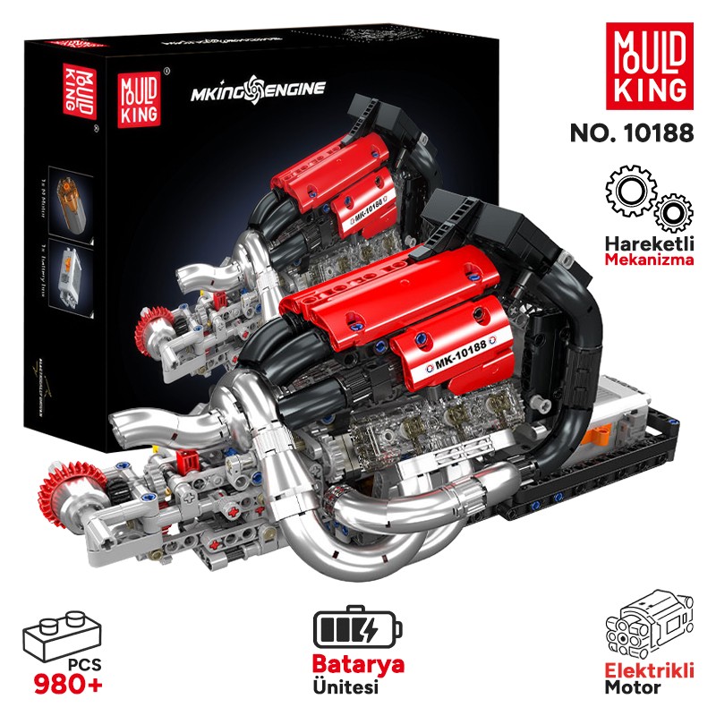 Mould King 10188 Yaratıcı Yapı Blok Seti Building Blocks