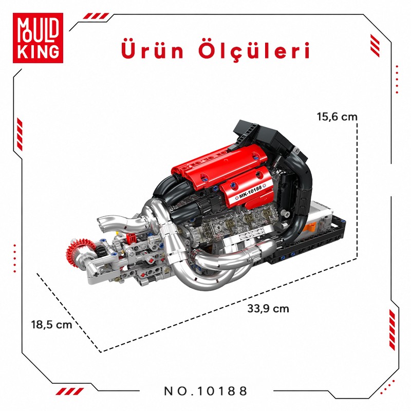 Mould King 10188 Yaratıcı Yapı Blok Seti Building Blocks