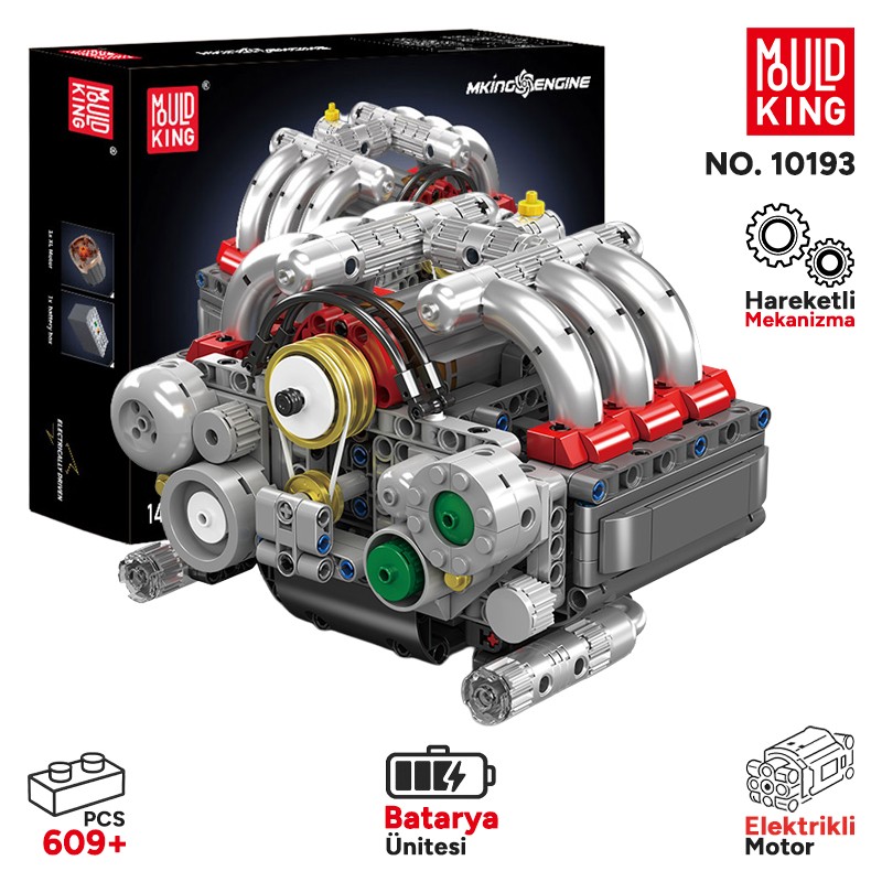 Mould King 10193 Yaratıcı Yapı Blok Seti Building Blocks