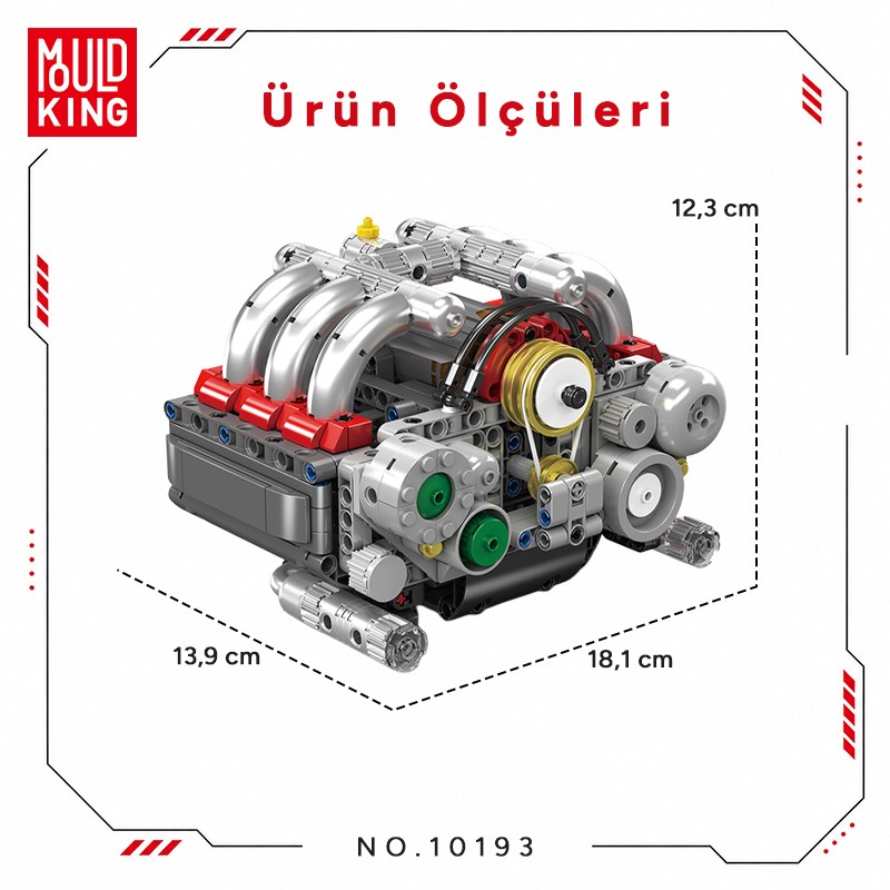 Mould King 10193 Yaratıcı Yapı Blok Seti Building Blocks