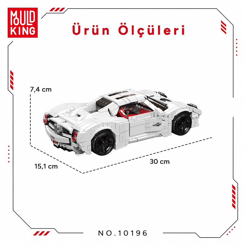 Mould King 10196 Yaratıcı Yapı Blok Seti Building Blocks