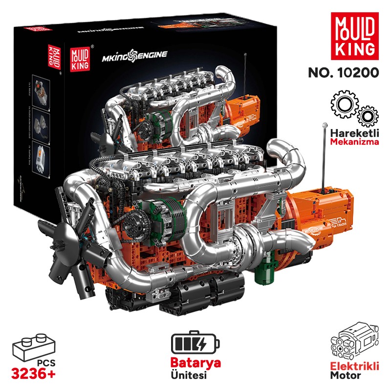 Mould King 10200 Yaratıcı Yapı Blok Seti Building Blocks