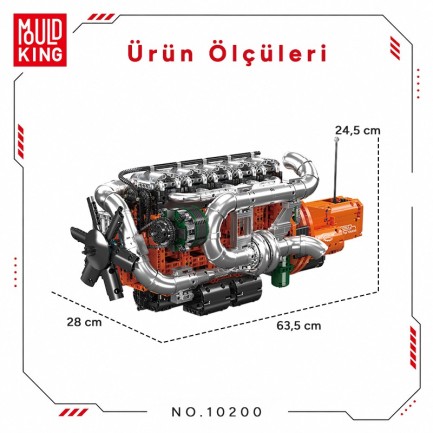 Mould King 10200 Yaratıcı Yapı Blok Seti Building Blocks - Thumbnail