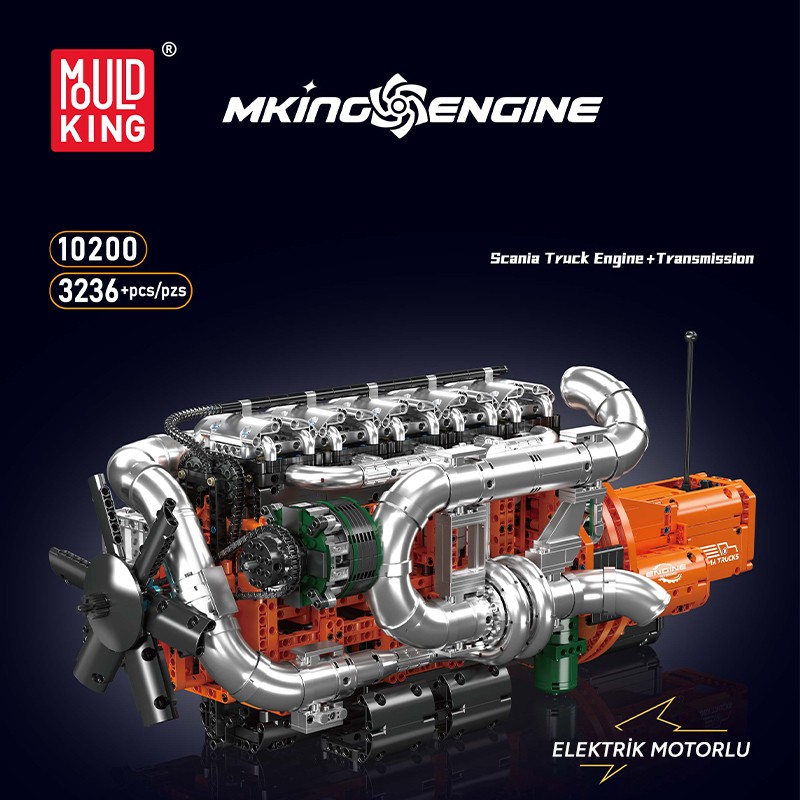 Mould King 10200 Yaratıcı Yapı Blok Seti Building Blocks