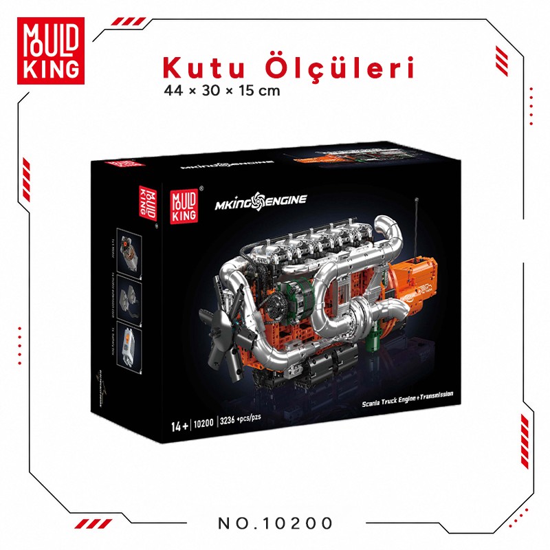 Mould King 10200 Yaratıcı Yapı Blok Seti Building Blocks