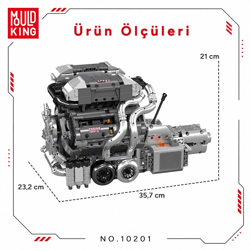 Mould King 10201 Yaratıcı Yapı Blok Seti Building Blocks