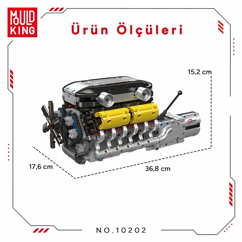 Mould King 10202 Yaratıcı Yapı Blok Seti Building Blocks