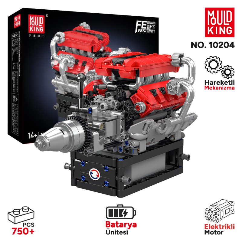 Mould King 10204 Yaratıcı Yapı Blok Seti Building Blocks