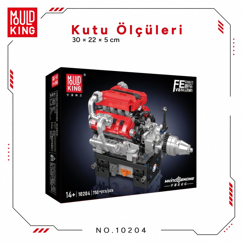 Mould King 10204 Yaratıcı Yapı Blok Seti Building Blocks