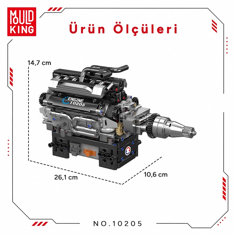 Mould King 10205 Yaratıcı Yapı Blok Seti Building Blocks