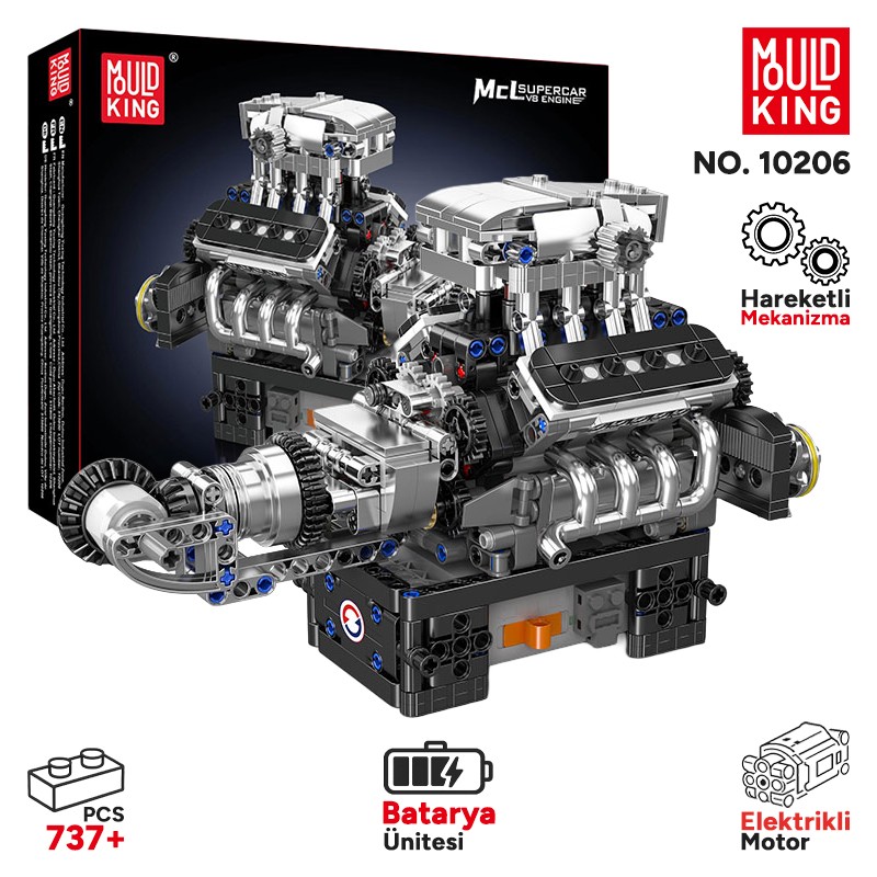 Mould King 10206 Yaratıcı Yapı Blok Seti Building Blocks