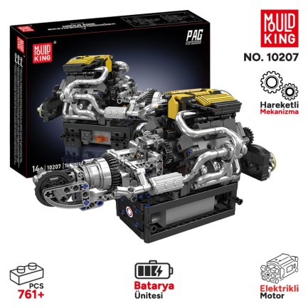 Mould King - Mould King 10207 Yaratıcı Yapı Blok Seti Building Blocks