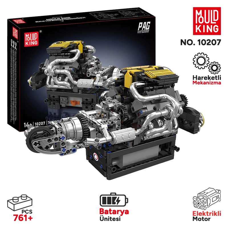 Mould King 10207 Yaratıcı Yapı Blok Seti Building Blocks