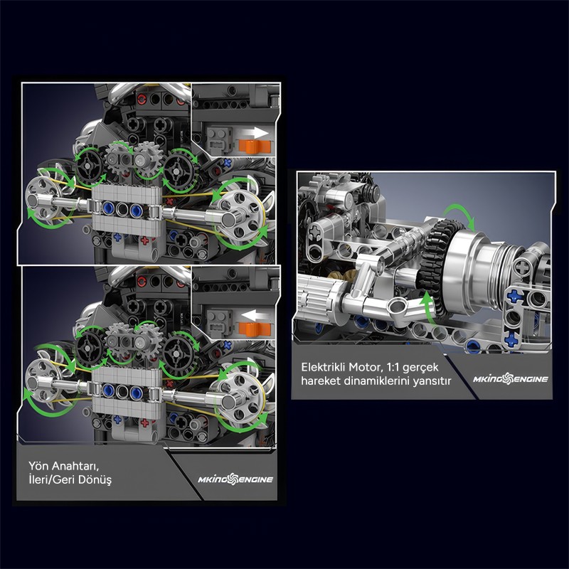 Mould King 10207 Yaratıcı Yapı Blok Seti Building Blocks