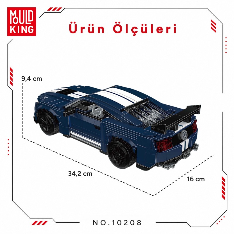 Mould King 10208 Yaratıcı Yapı Blok Seti Building Blocks