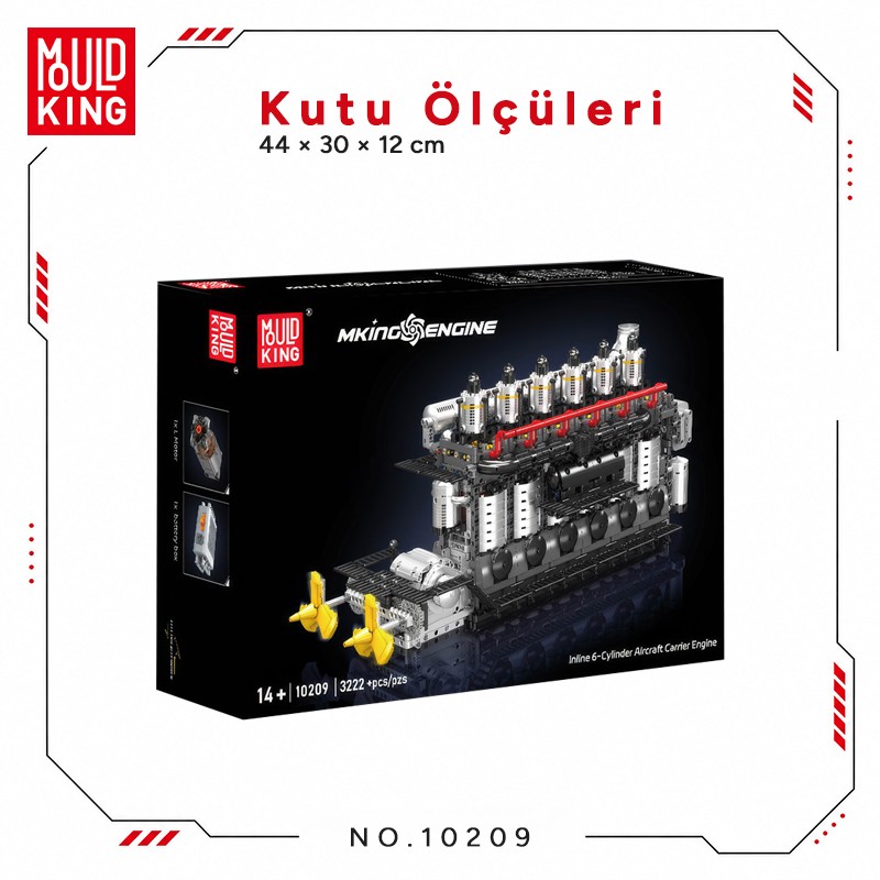 Mould King 10209 Yaratıcı Yapı Blok Seti Building Blocks