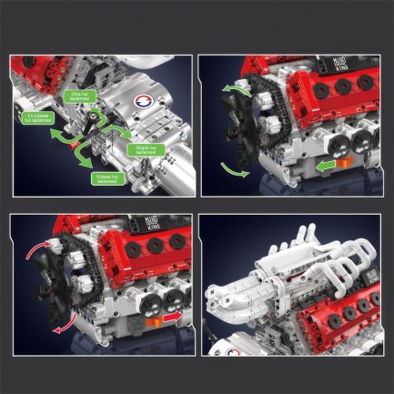Mould King 10210 Yaratıcı Yapı Blok Seti Building Blocks - Thumbnail