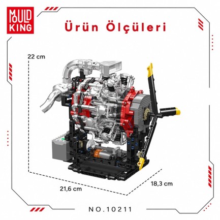 Mould King 10211 Yaratıcı Yapı Blok Seti Building Blocks - Thumbnail