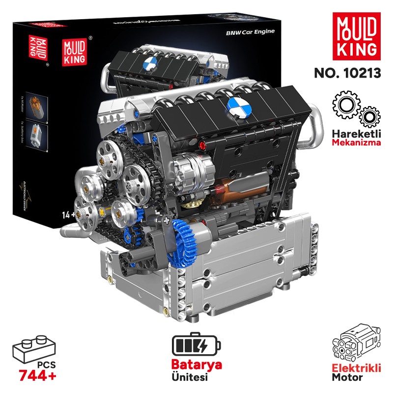 Mould King 10213 Yaratıcı Yapı Blok Seti Building Blocks