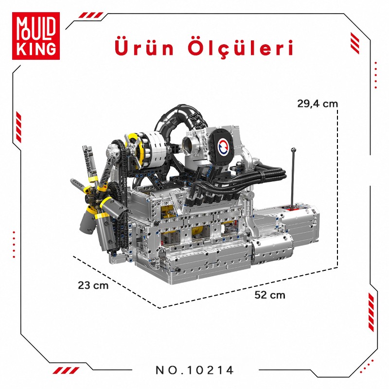 Mould King 10214 Yaratıcı Yapı Blok Seti Building Blocks