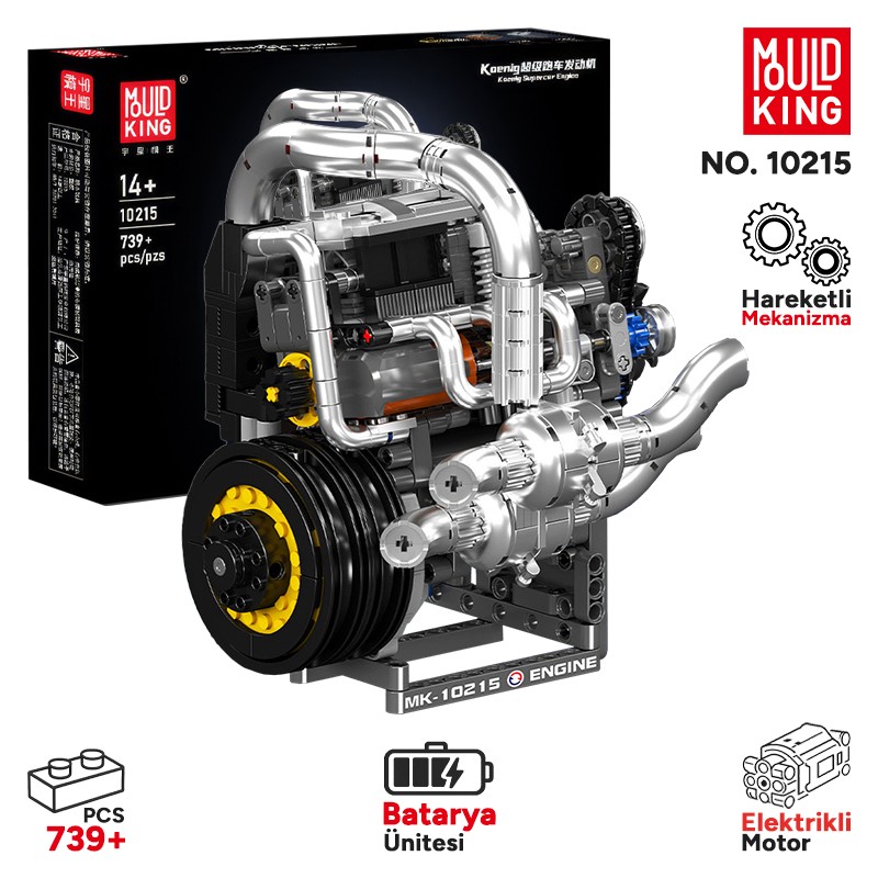 Mould King 10215 Yaratıcı Yapı Blok Seti Building Blocks