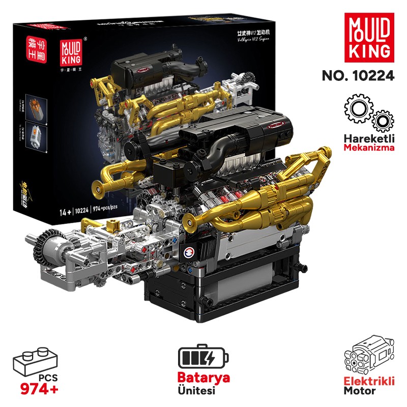Mould King 10224 Yaratıcı Yapı Blok Seti Building Blocks