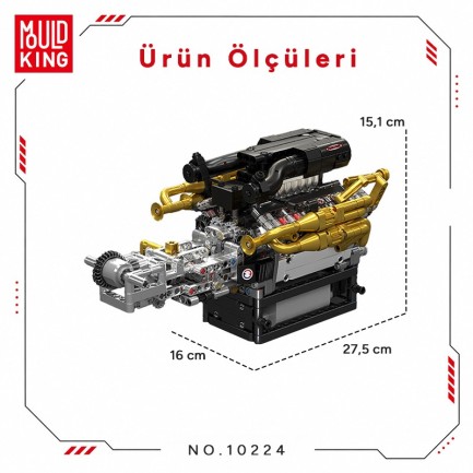 Mould King 10224 Yaratıcı Yapı Blok Seti Building Blocks - Thumbnail