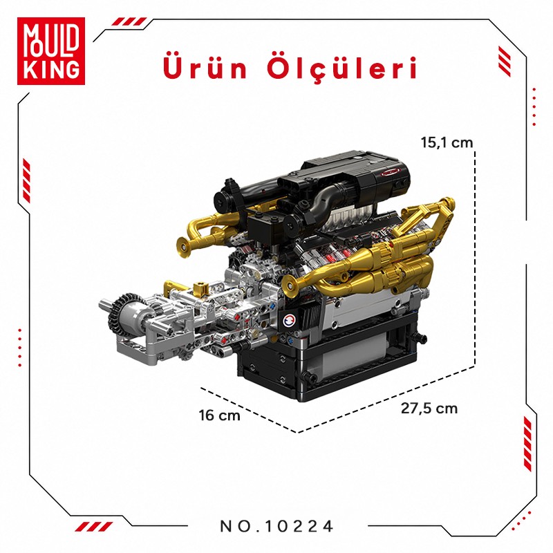 Mould King 10224 Yaratıcı Yapı Blok Seti Building Blocks