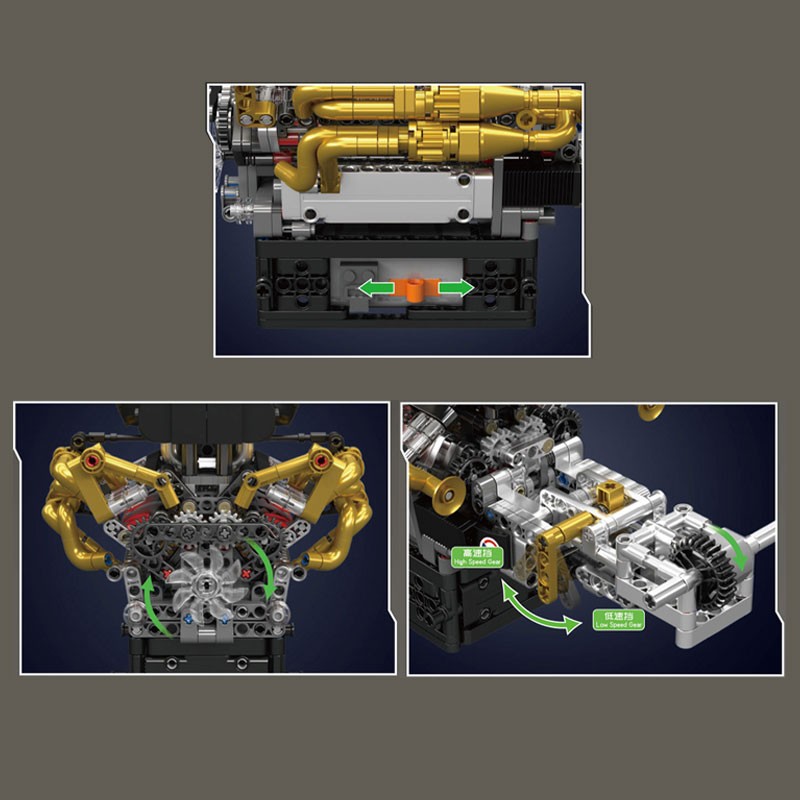 Mould King 10224 Yaratıcı Yapı Blok Seti Building Blocks