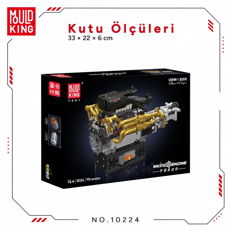 Mould King 10224 Yaratıcı Yapı Blok Seti Building Blocks