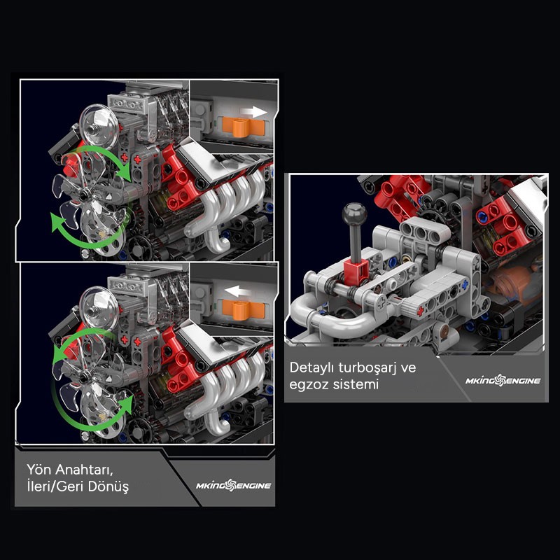 Mould King 10225 Yaratıcı Yapı Blok Seti Building Blocks