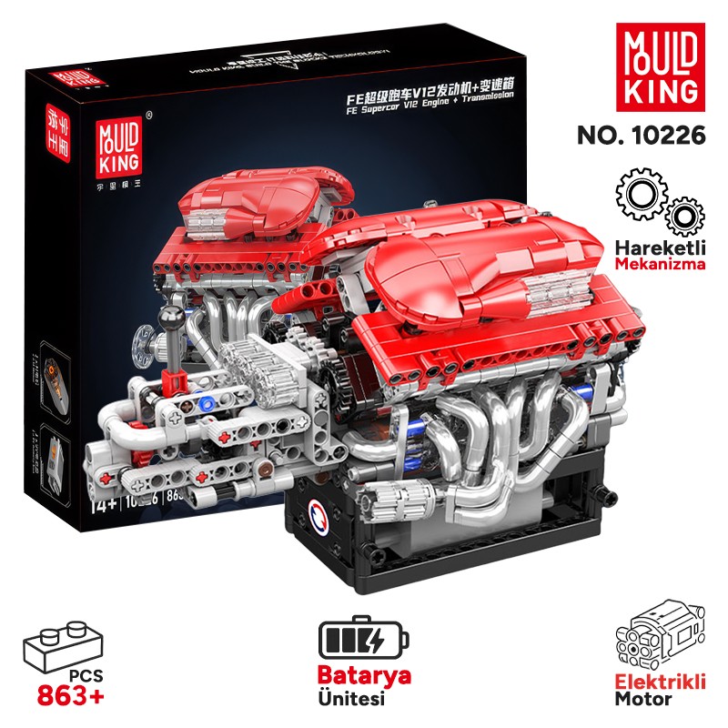 Mould King 10226 Yaratıcı Yapı Blok Seti Building Blocks